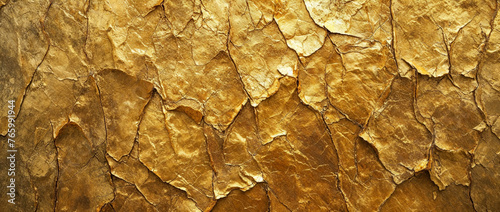 a gold, matte surface background, in the style of art of the upper paleolithic, trompe l’oeil, rubens, luminous quality, stone, gold leaf, crumpled photo
