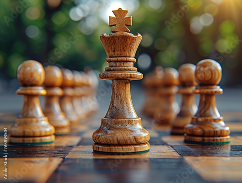 Chess narrative, a pawn dons a crown amidst the shadows, signifying potential greatness