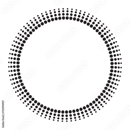 Dotted Circle Frame