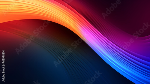 Abstract colorful waves and lines background for design and presentations