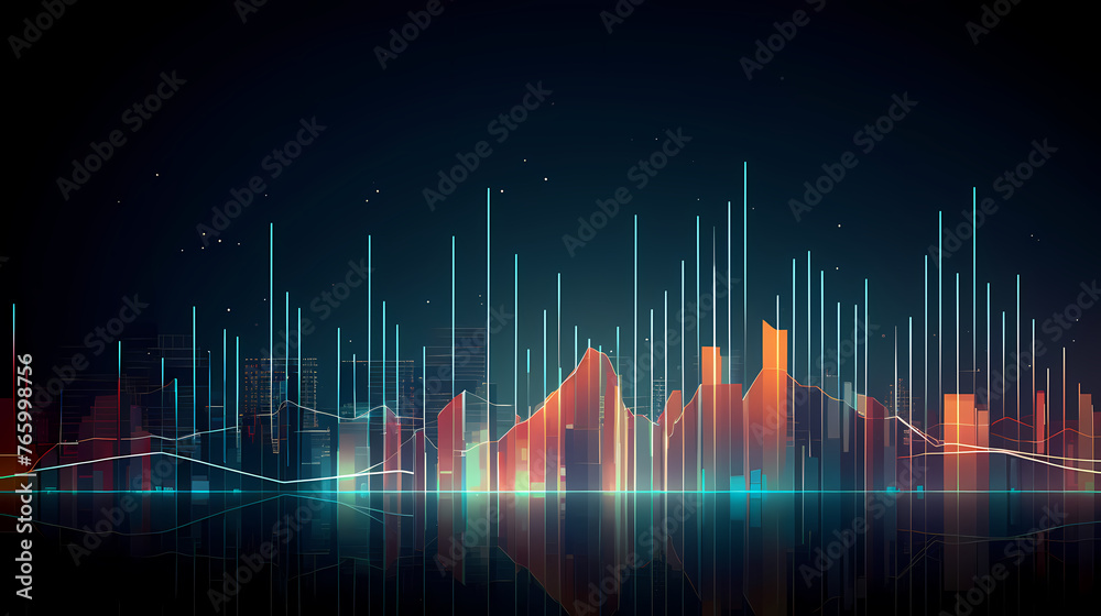 Background image for exchange trading chart Background image for exchange trading chart