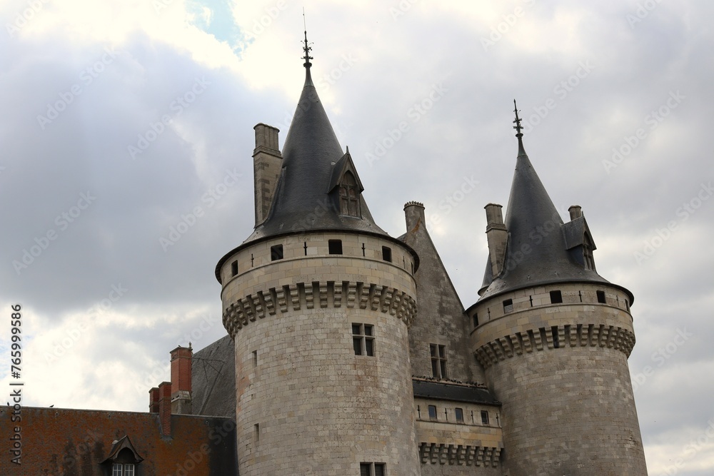 Fototapeta premium CASTILLO SULLY- SUR LOIRE, FRANCIA , EUROPA