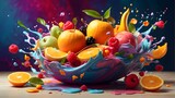 still life with fruits, 