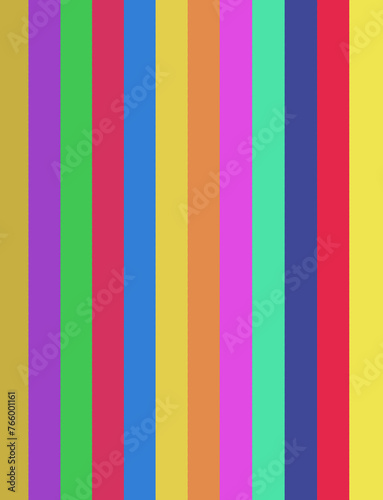Colorful Striped Pattern Background