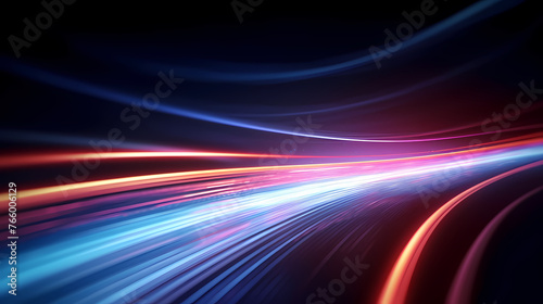 Technology abstract line background and light effect, technology sense background