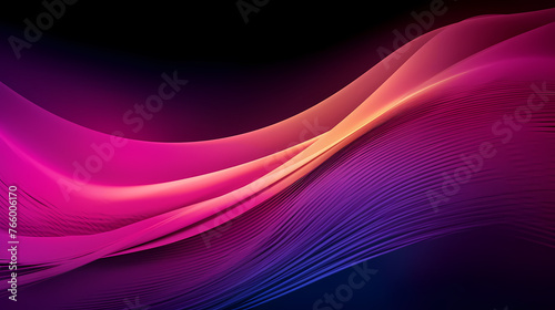 Technology abstract line background and light effect, technology sense background