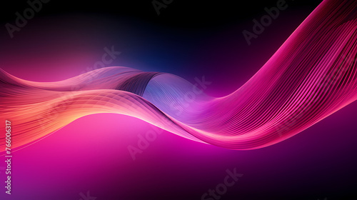 Technology abstract line background and light effect, technology sense background