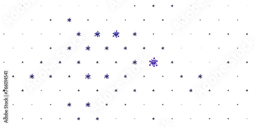 Light Purple vector backdrop with virus symbols.