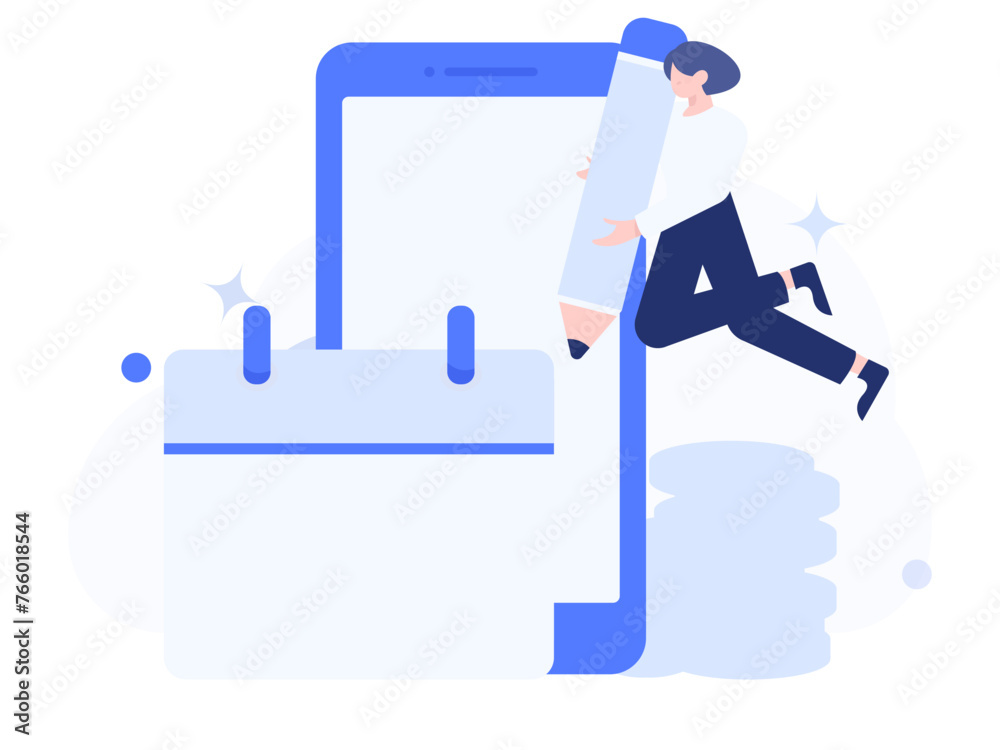 Virtual characters social communication concept business flat vector hand drawn illustration
Virtual characters social communication concept business flat vector hand drawn illustration