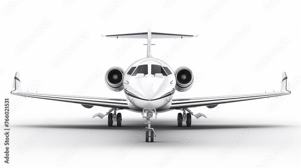 Luxury Private jet isolated on white background Luxury Private jet isolated on white background