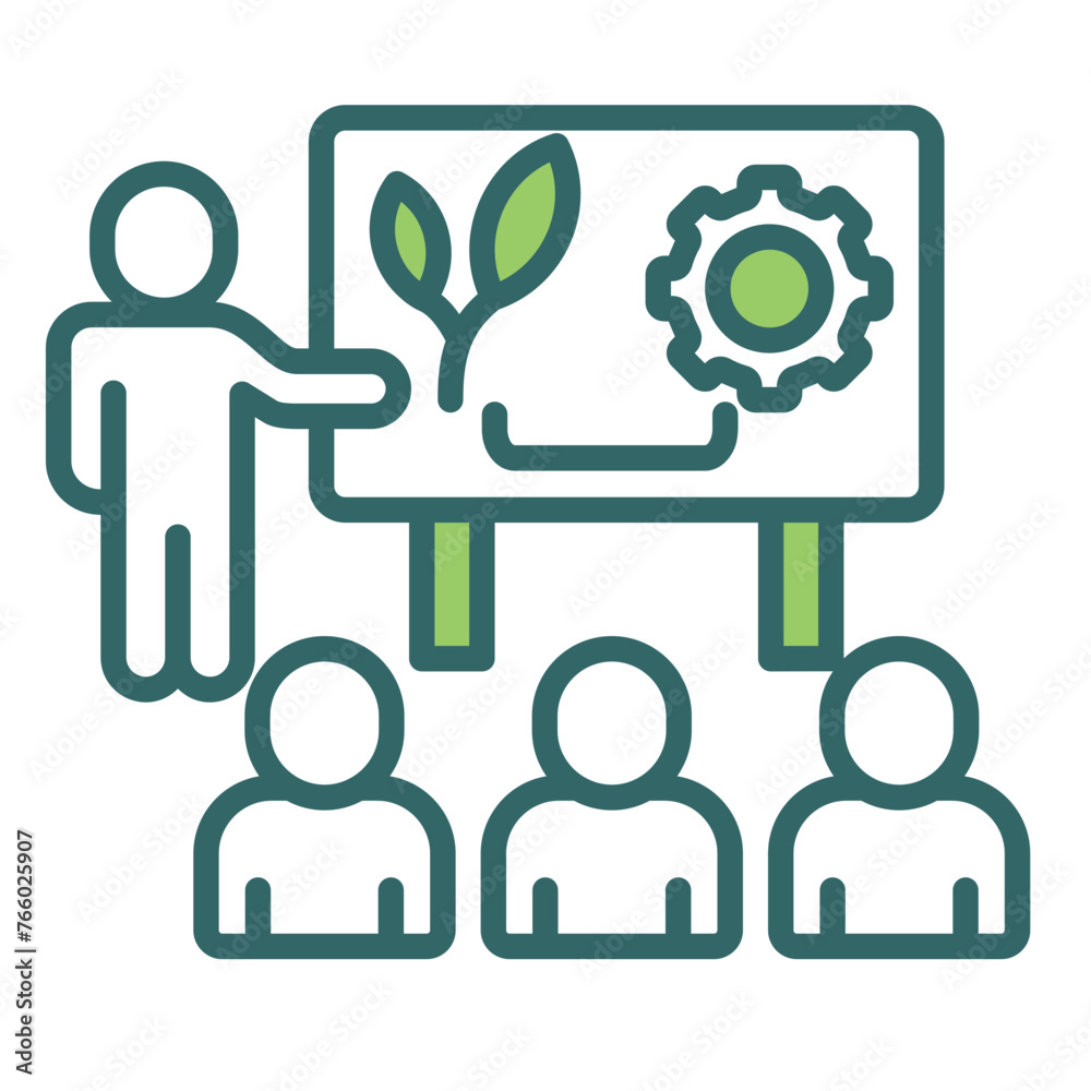 Green Tech Training Icon Green Tech Training Icon