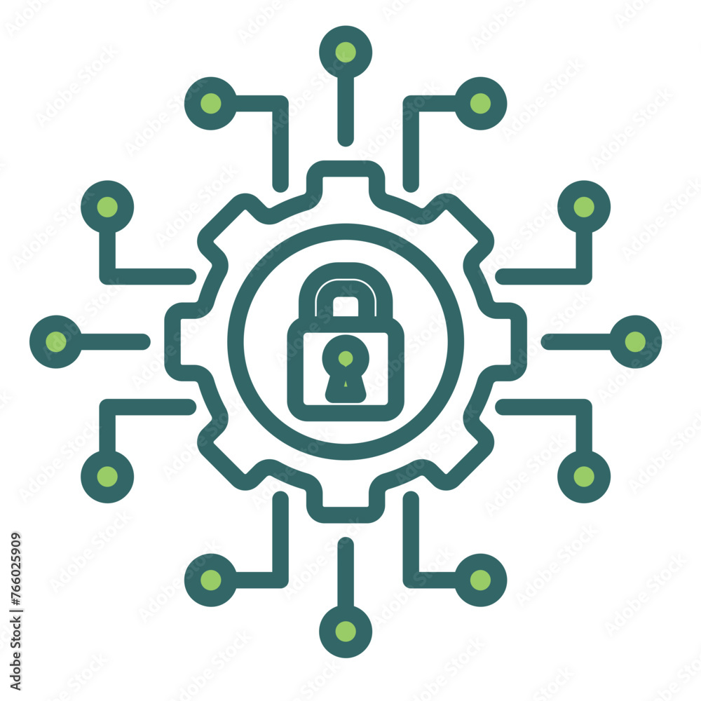 Digital Security Icon Digital Security Icon