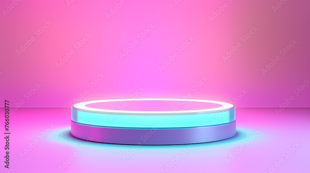 Simple round marble podium Simple round marble podium