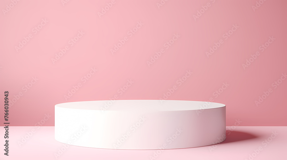 Simple round marble podium Simple round marble podium