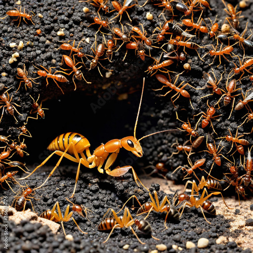 Ant Societies Exploring the Intricacies of Formicidae Communities and Their Role in Ecosystems photo