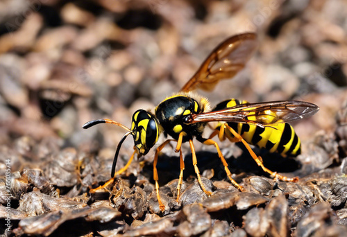 Unveiling the World of Wasps Understanding Their Role as Predators Pollinators and Nuisances in Nature © Patryk