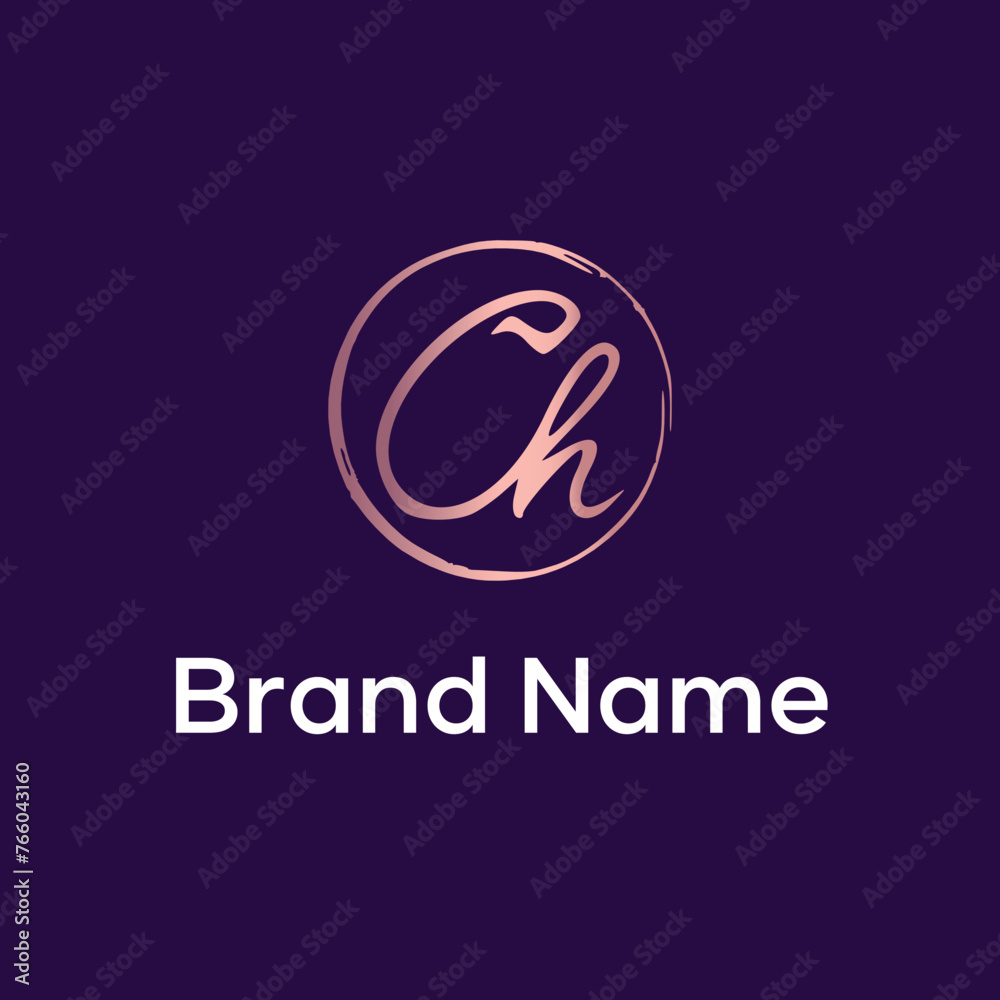 Modern and Elegant Initial Letter CH Logo Designs for Business Branding