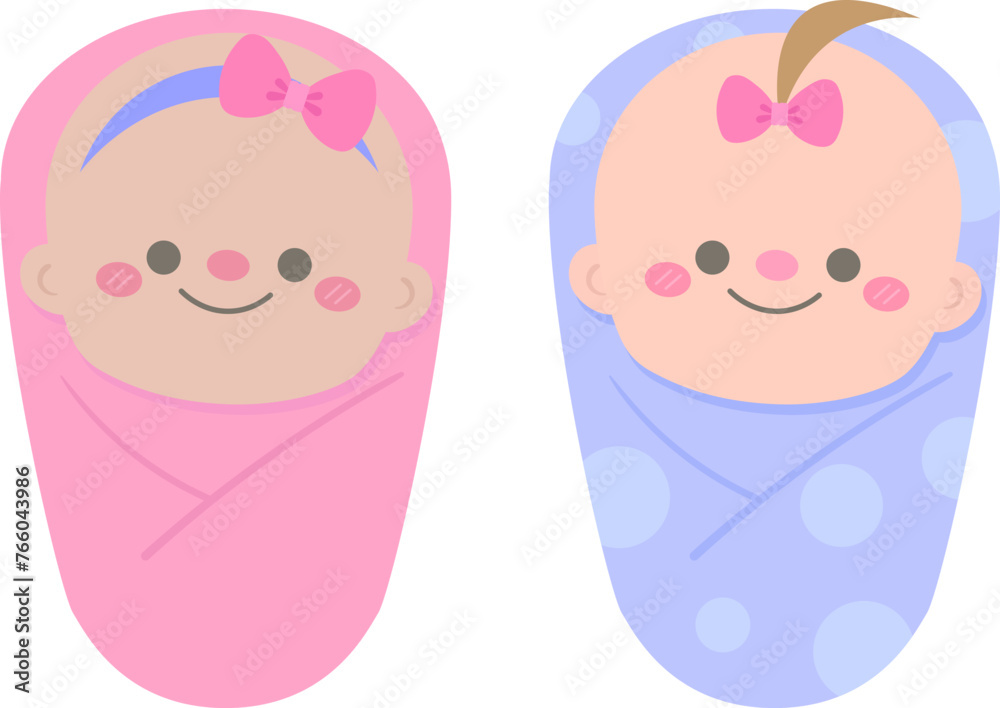 mothers day cartoon cute newborn infant baby girls vector illustration mothers day cartoon cute newborn infant baby girls vector illustration
