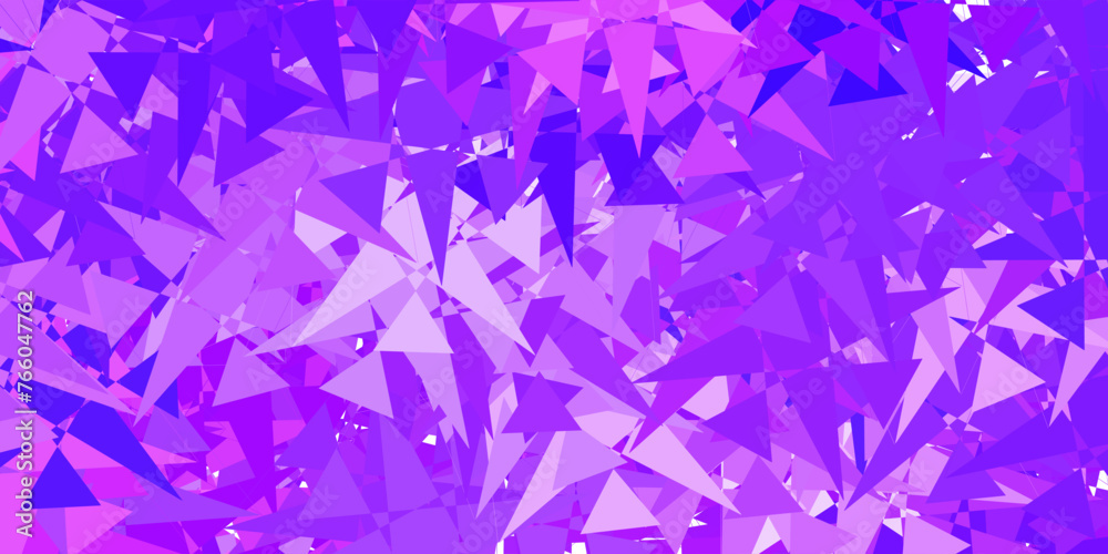 Light Purple vector layout with triangle forms. Light Purple vector layout with triangle forms.