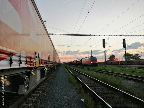 Cargo trains Břeclav photo