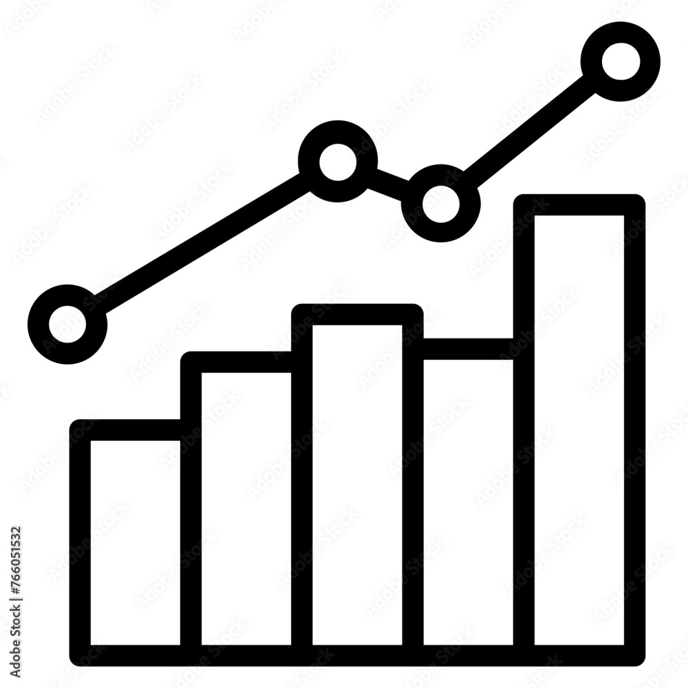 Analytics outline icon Analytics outline icon