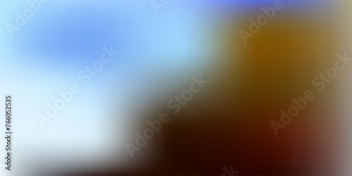 Dark green, yellow vector gradient blur pattern.