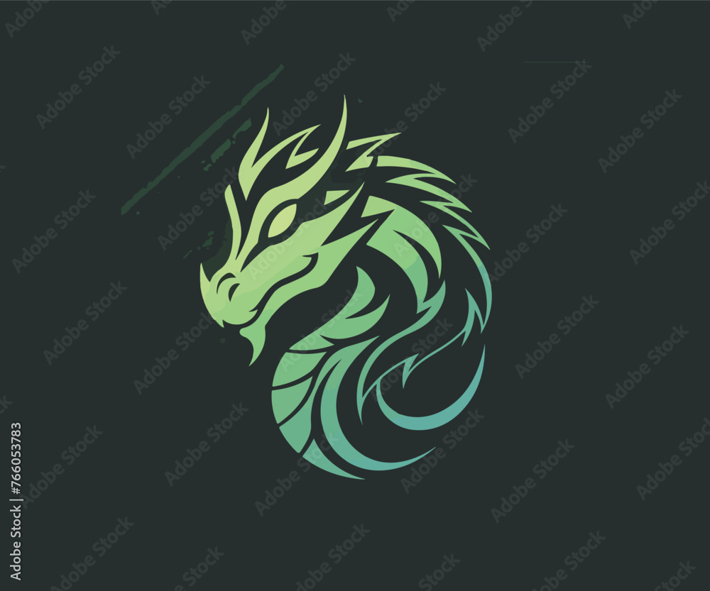 dragon logo design mascot