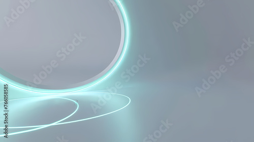 Abstract glowing geometric shapes background