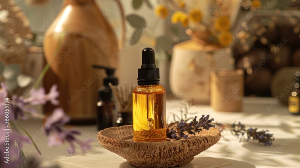 An organic, vegan hair oil blend designed for nightly use, combining argan, lavender, and castor oils to 