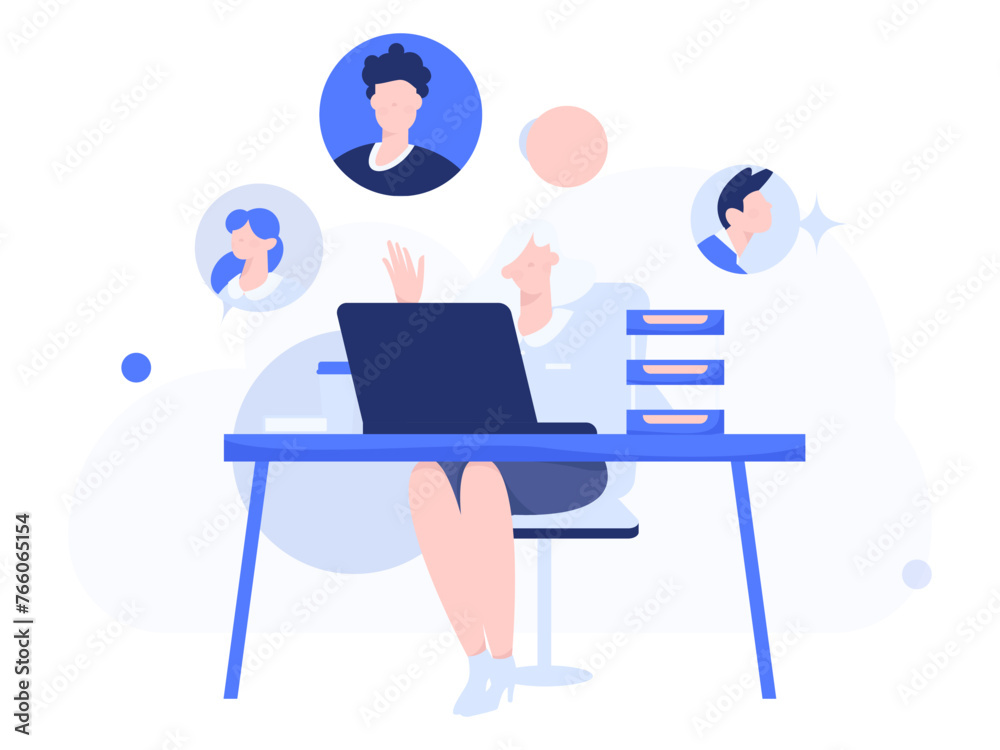 Personnel doing job interview flat vector concept operation hand drawn illustration
Personnel doing job interview flat vector concept operation hand drawn illustration