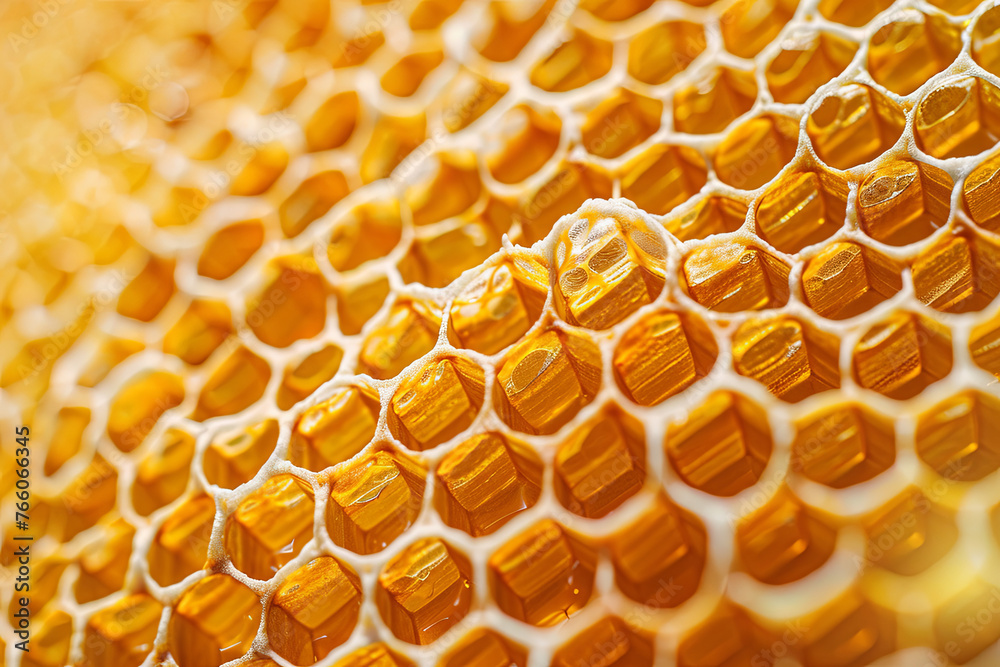 Closeup of honeycomb for background Closeup of honeycomb for background