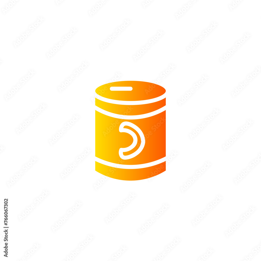canned food gradient icon