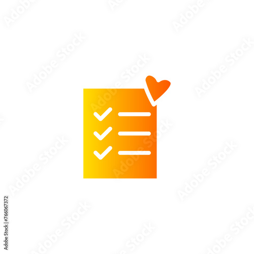 wishlist gradient icon