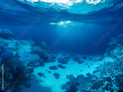 coral reef in the sea © Rewat