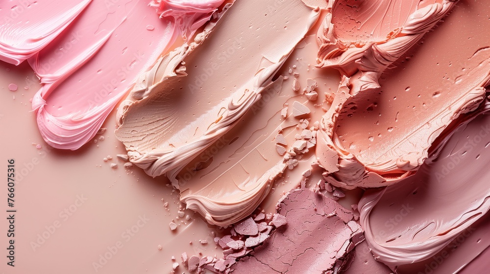© Pathompong Thongsan - makeup foundation cream Elegant, elegant beige color for makeup.