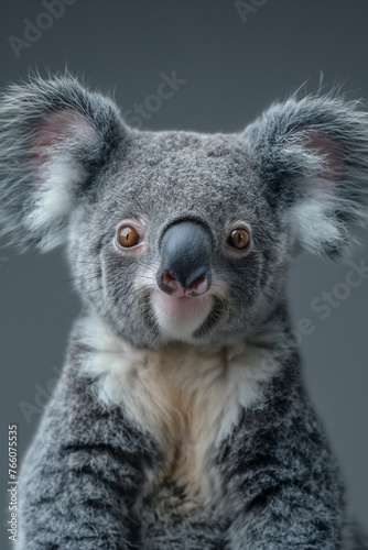 A Hyper-Detailed Portrait of a Koala  the Cuddly Australian