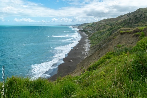 Coastline of Hawkes bay, New Zealand.