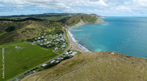 Coastal town of Māhia, Hawke's Bay, New Zealand.