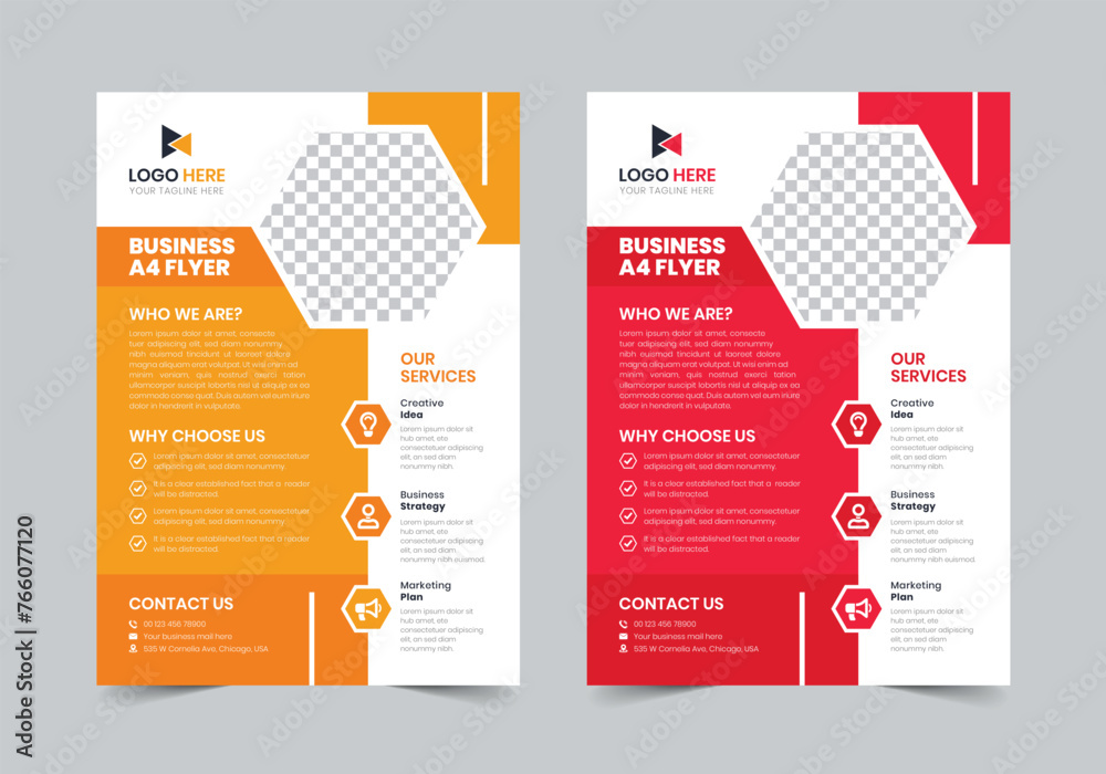 Foto Creative Business Flyer Template | A4 | Print Ready
