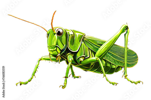 grasshopper isolated © sameera