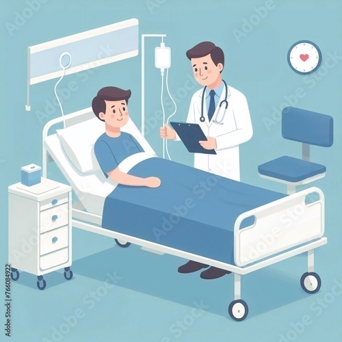 doctor and patient in hospital