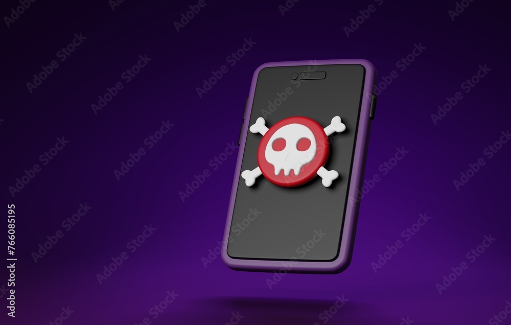 Digital Security and Data Breach of Hacking Attack 3D render. Digital Security and Data Breach of Hacking Attack 3D render.