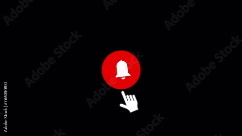 Subscribe and follow notification animation