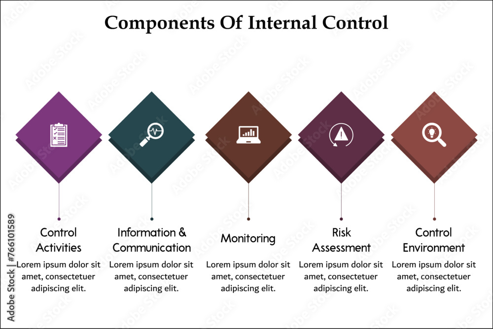 Five components of internal Control Control Activities, Information