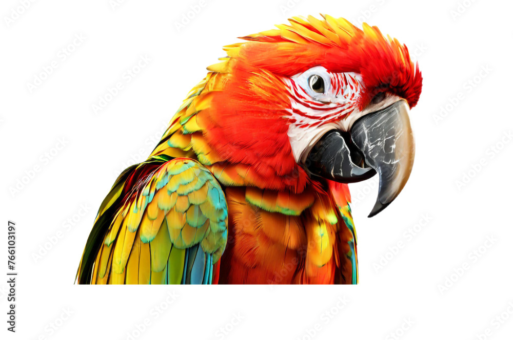 Obraz premium red and yellow macaw