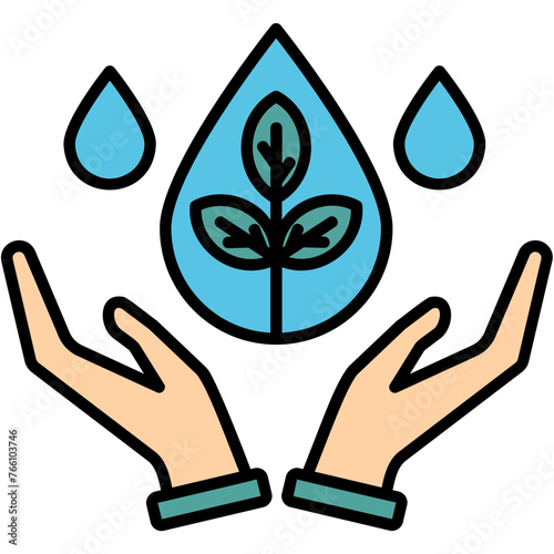 Water Conservation Illustration