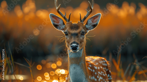 A deer, Explore the captivating world of wildlife through mesmerizing outdoor photography.