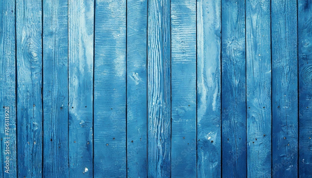 Naklejka premium Nautical Charm: Blue Wood Texture for Wallpaper