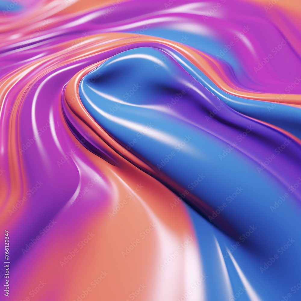 Vibrant Colors Swirling in Abstract Motion on a Dark Background. AI Generated Vibrant Colors Swirling in Abstract Motion on a Dark Background. AI Generated