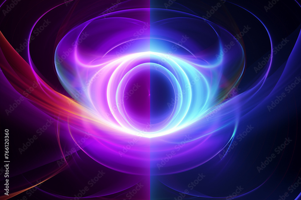 Vibrant Color Waves Flowing Across a Dark Background Illustrating Motion and Energy. AI Generated Vibrant Color Waves Flowing Across a Dark Background Illustrating Motion and Energy. AI Generated